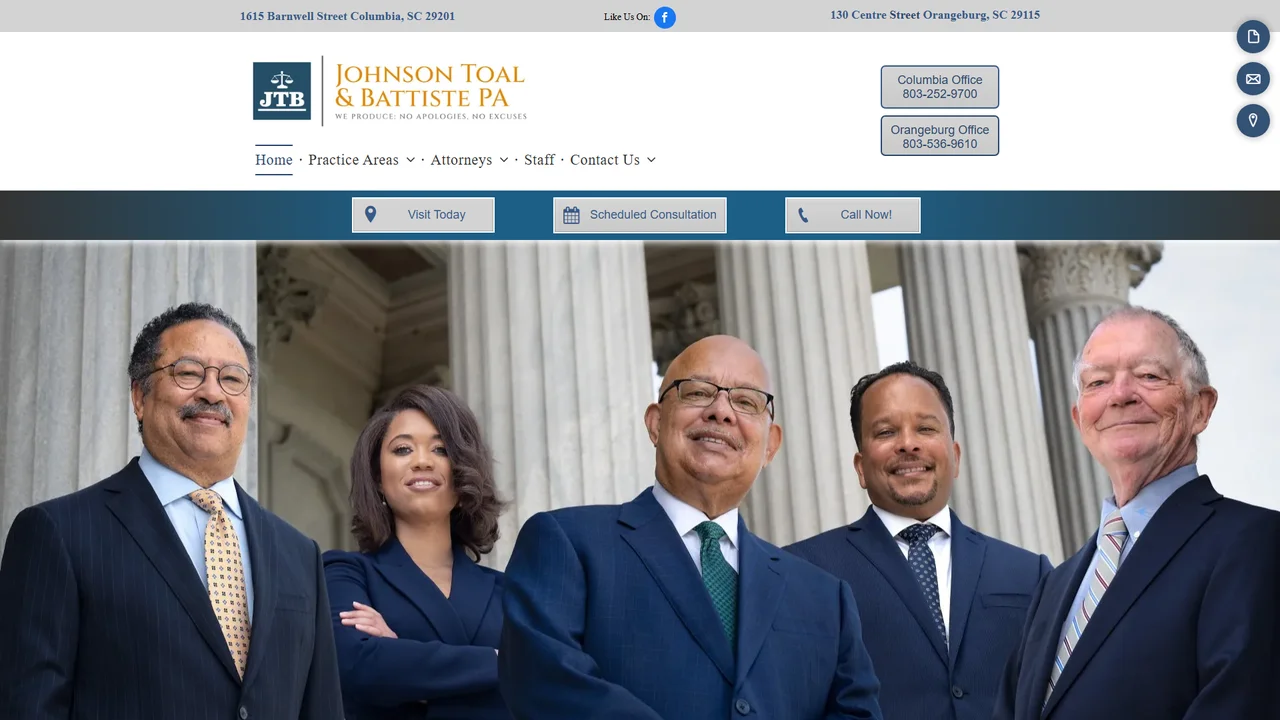 Johnson, Toal & Battiste, P.A. - Columbia, SC office in Columbia, South Carolina
