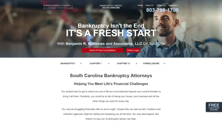 Benjamin R. Matthews and Associates - Columbia, SC - Attorney in Columbia