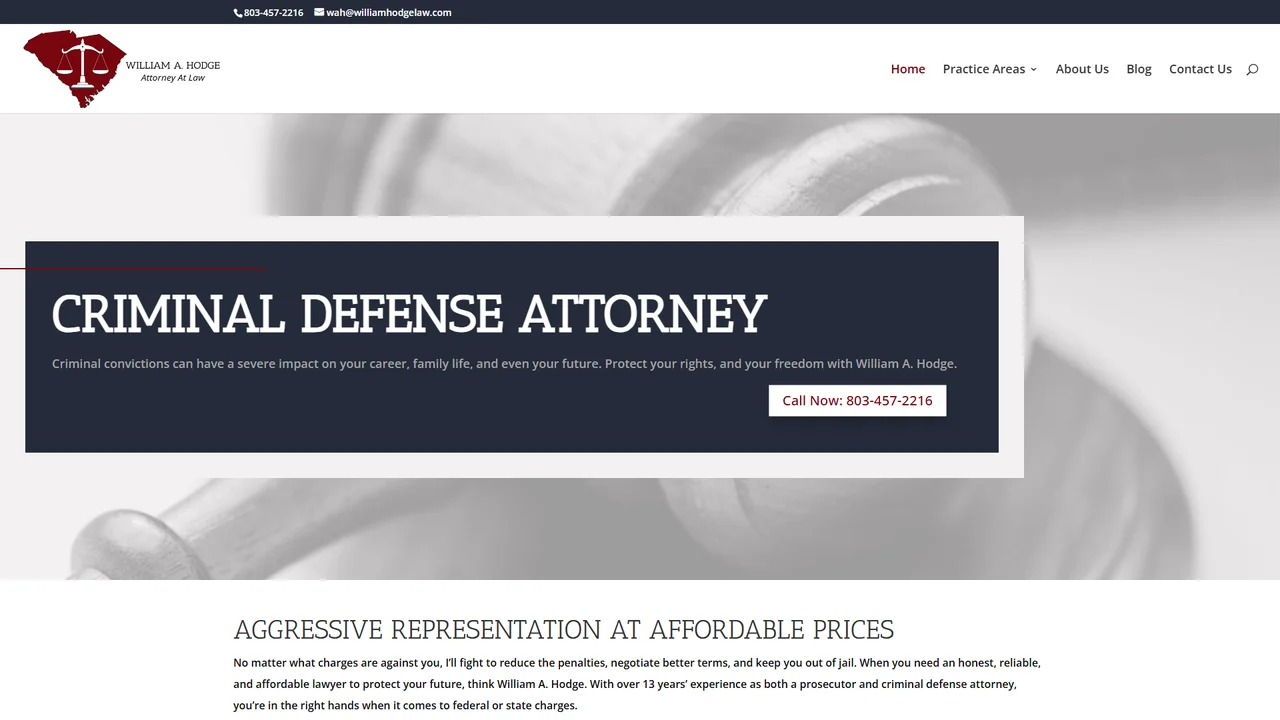 William A. Hodge, Attorney at Law - Columbia, SC office in Columbia, South Carolina