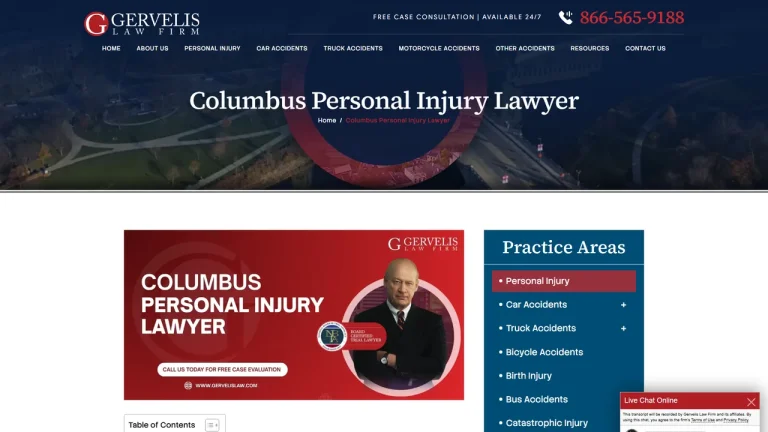 Gervelis Law Firm Ohio Personal Injury Attorneys - Columbus, OH - Attorney in Columbus