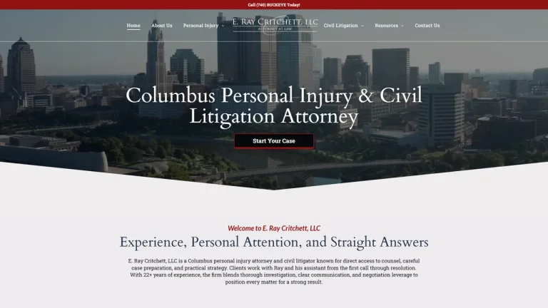 E. Ray Critchett, LLC Attorney at Law - Columbus, OH - Attorney in Columbus