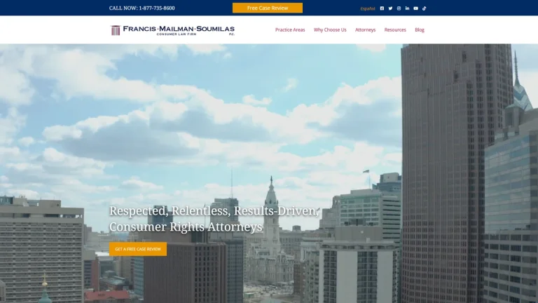 Francis Mailman Soumilas, P.C. - Philadelphia, PA - Attorney in Philadelphia