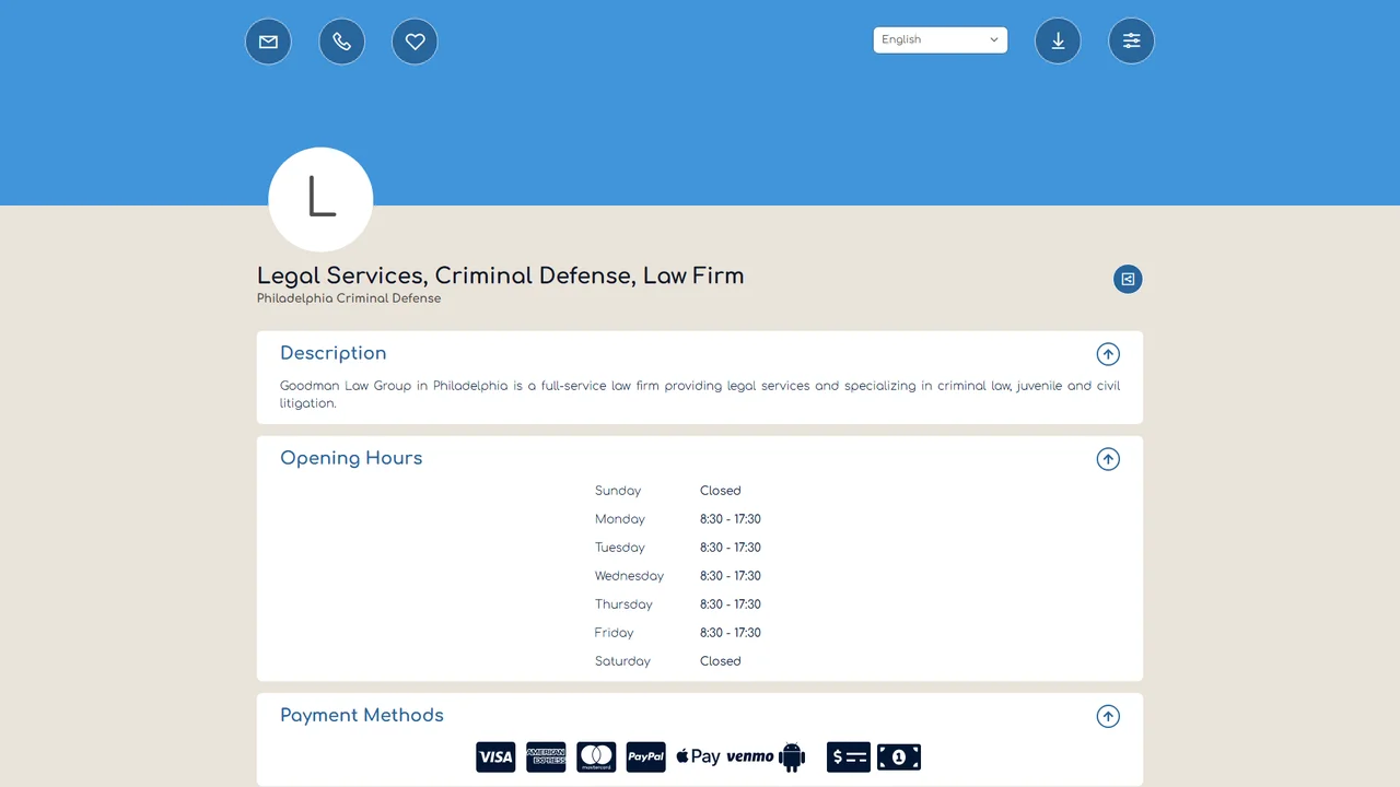Goodman Law Group - Philadelphia, PA office in Philadelphia, Pennsylvania