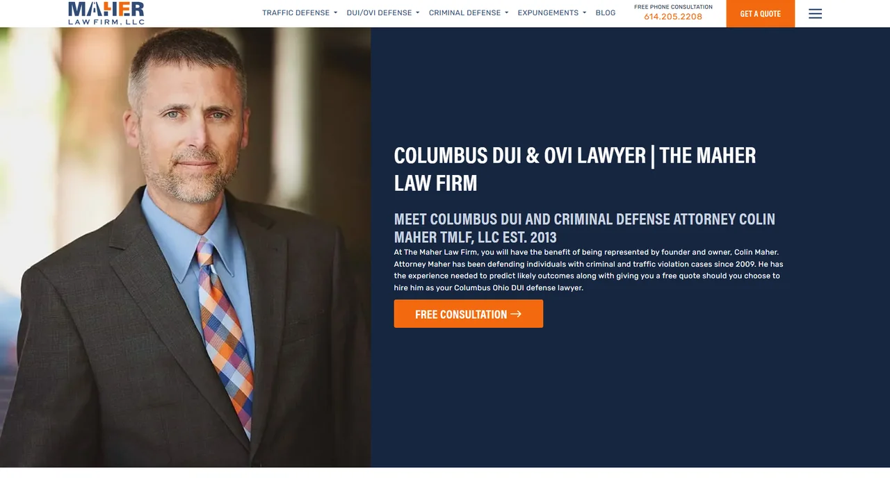 The Maher Law Firm: Columbus DUI Lawyer - Columbus, OH office in Columbus, Ohio