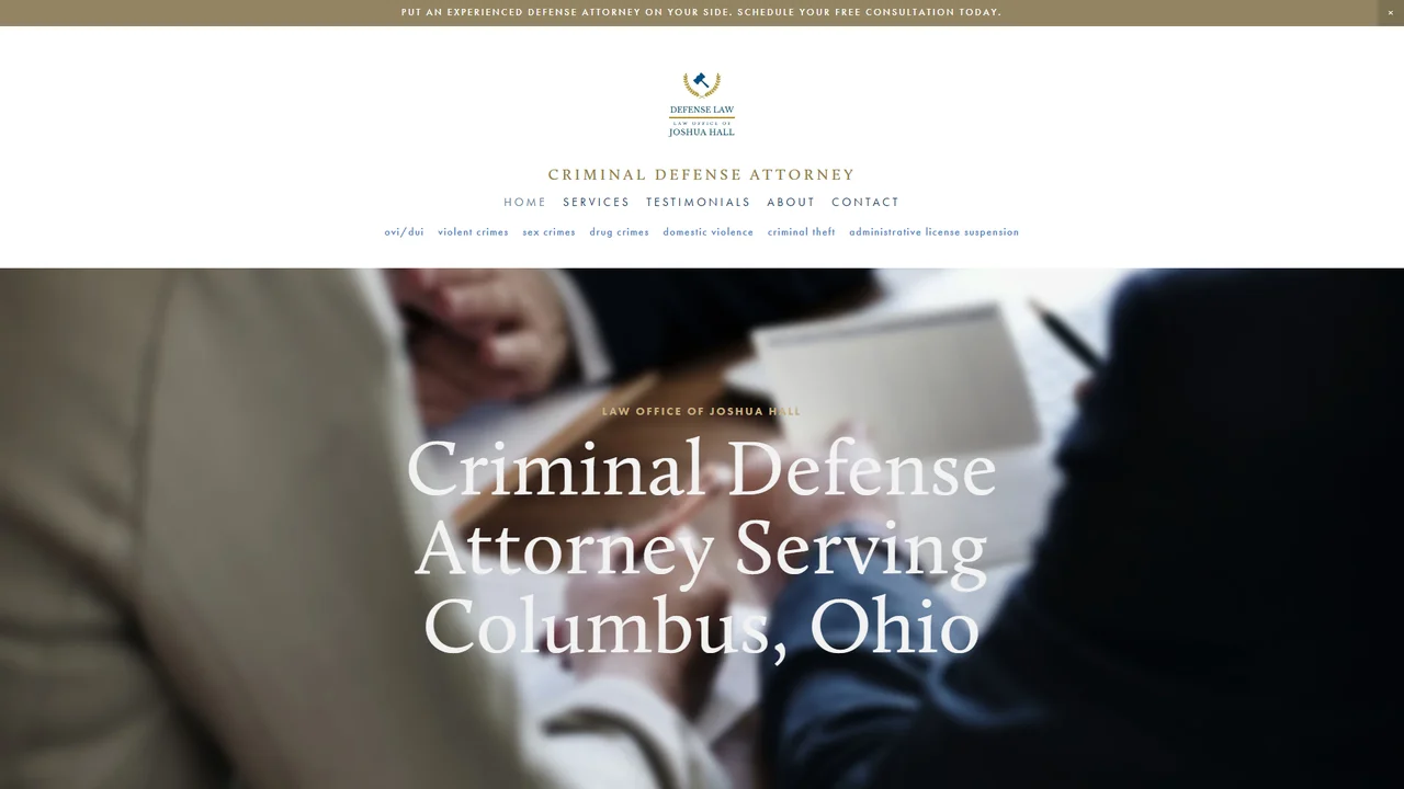 Law Office of Joshua Hall - Columbus, OH office in Columbus, Ohio