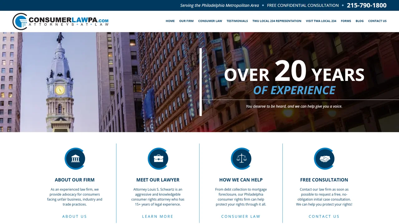 ConsumerLawPA - Philadelphia, PA office in Philadelphia, Pennsylvania