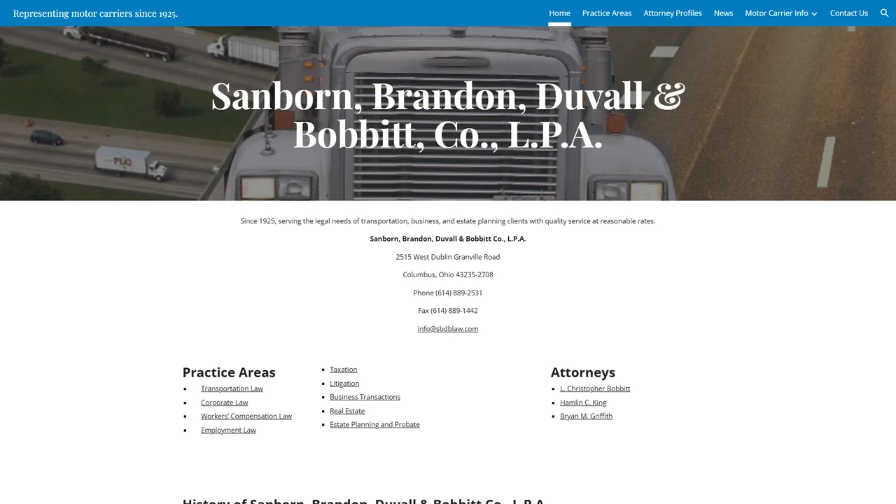 Bryan M. Griffith, J.D. - Sanborn, Brandon, Duvall & Bobbitt - Columbus, OH office in Columbus, Ohio