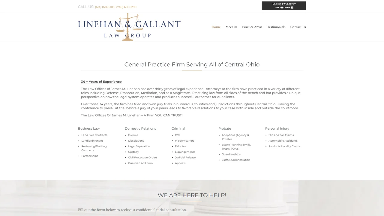 The Law Offices of James M. Linehan, LPA - Columbus, OH office in Columbus, Ohio