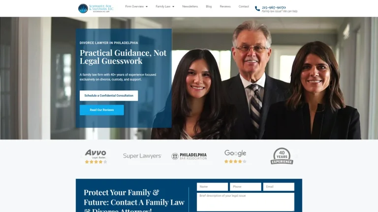Schwartz, Fox & Saltzman, LLC - Philadelphia, PA - Attorney in Philadelphia