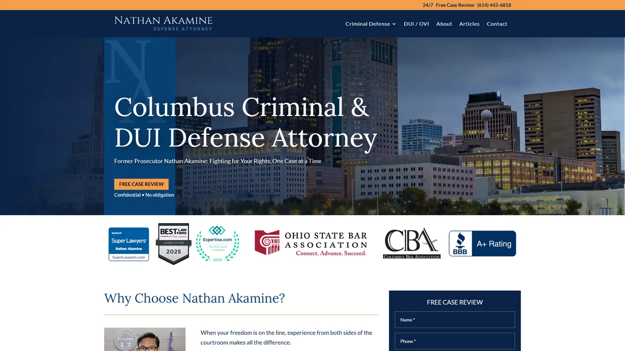 Akamine Law - Defense Lawyer - Columbus, OH office in Columbus, Ohio