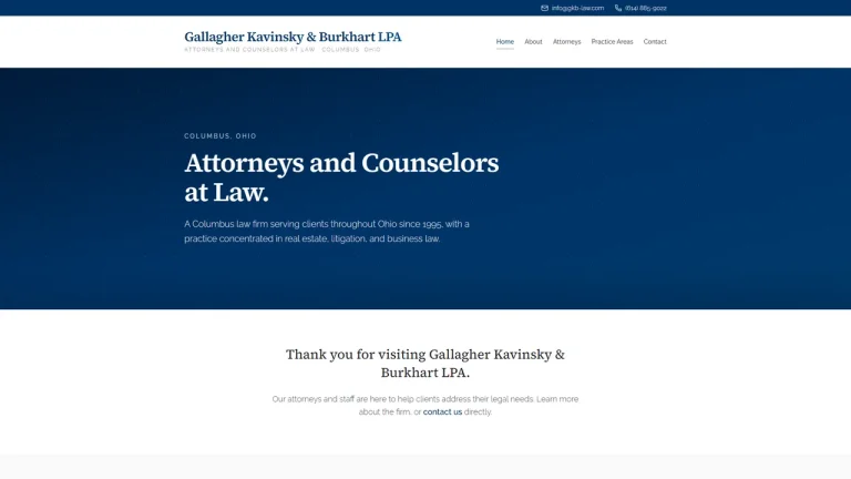 Gallagher Kavinsky & Burkhart LPA - Columbus, OH - Attorney in Columbus