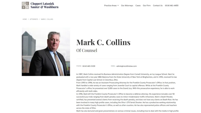 Mark C Collins Co LPA - Columbus, OH - Attorney in Columbus