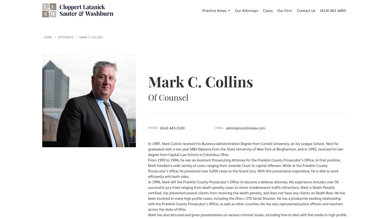 Mark C Collins Co LPA - Columbus, OH office in Columbus, Ohio