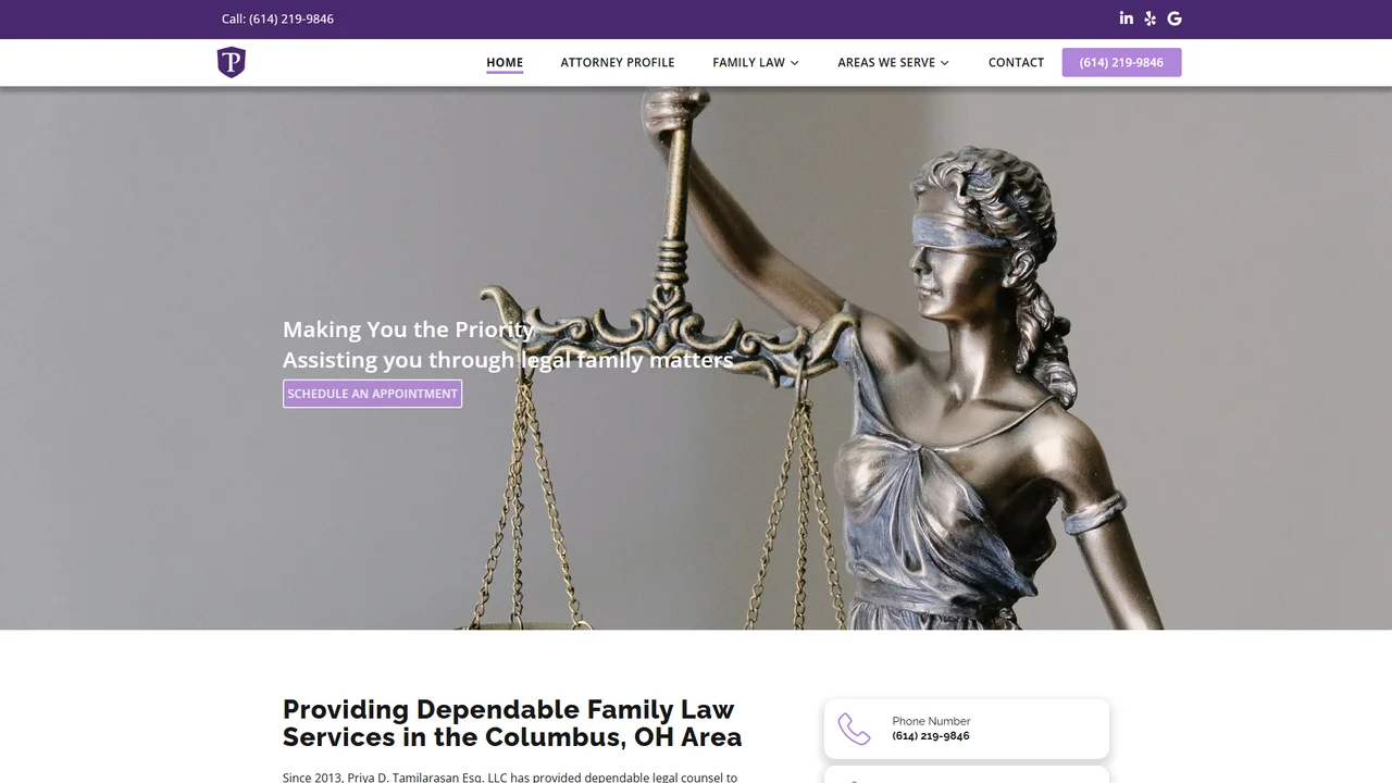 Priya D. Tamilarasan, Esq. LLC - Columbus, OH office in Columbus, Ohio