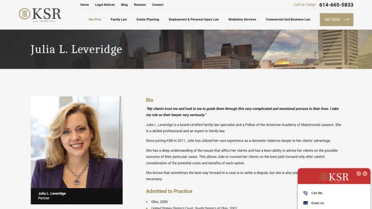 Julia L. Leveridge (Kemp, Schaeffer & Rowe Co., L.P.A.) - Columbus, OH - Attorney in Columbus