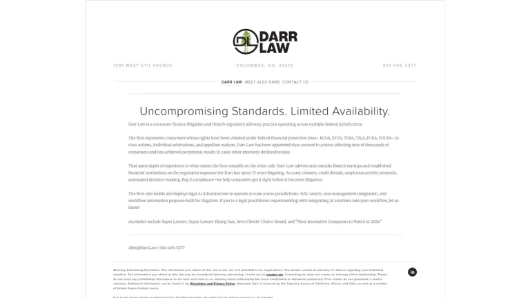 Darr Law - Alexander Darr - Columbus, OH - Attorney in Columbus