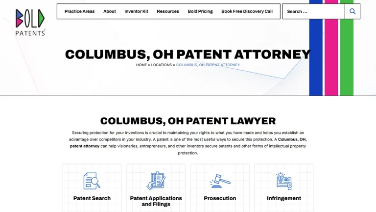 Bold Patents Law Firm - Columbus, OH - Attorney in Columbus