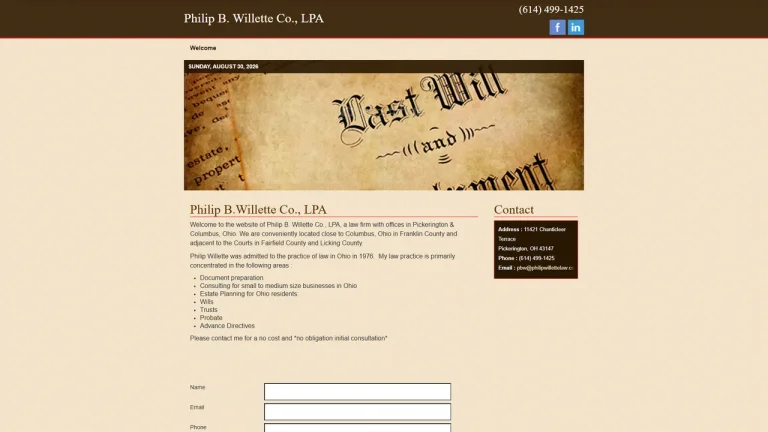 Philip B. Willette Co., LPA - Columbus, OH - Attorney in Columbus