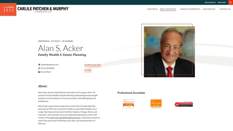 Alan S. Acker - Columbus, OH - Attorney in Columbus