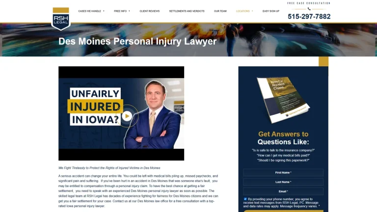 RSH Legal - Iowa Personal Injury Lawyers - Des Moines, IA - Attorney in Des Moines