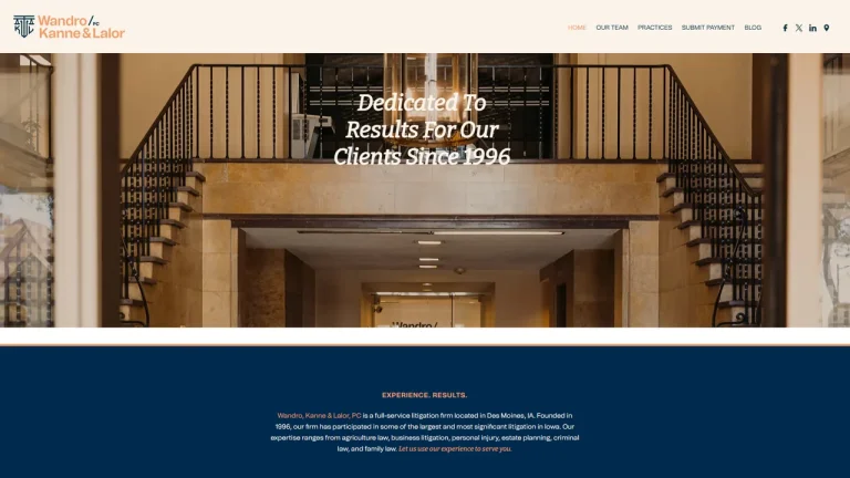 Wandro, Kanne, & Lalor, P.C. - Des Moines, IA - Attorney in Des Moines