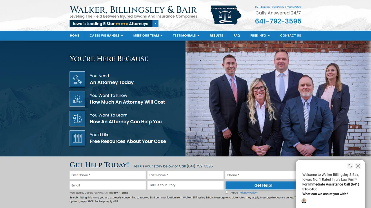 Walker, Billingsley & Bair - Des Moines, IA office in Des Moines, Iowa