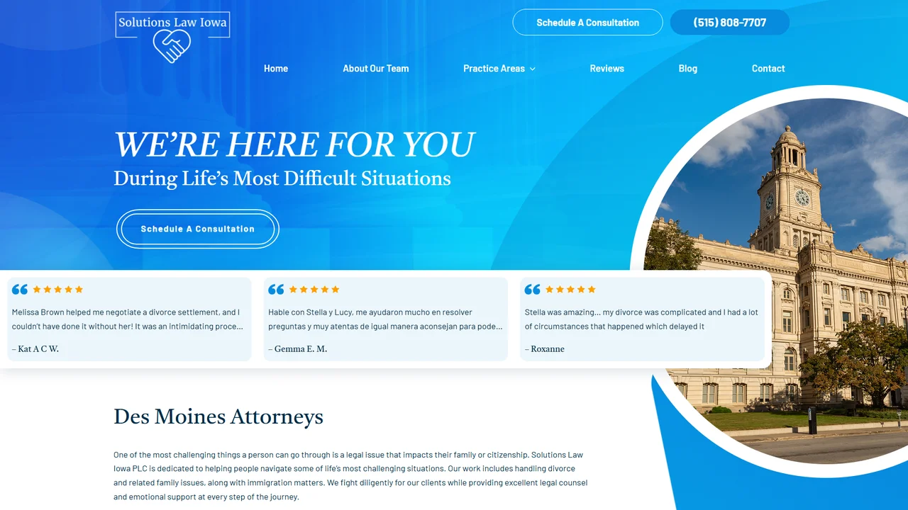 Solutions Law Iowa PLC - Des Moines, IA office in Des Moines, Iowa