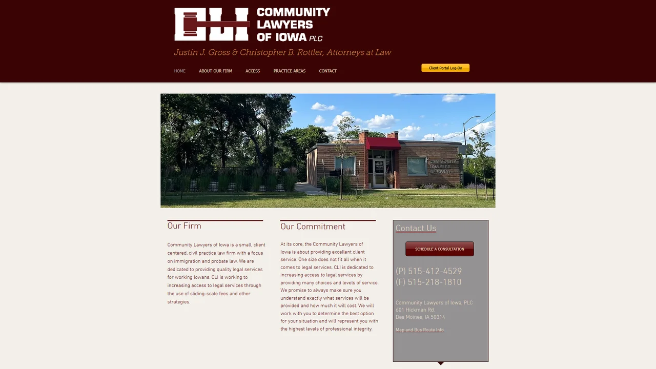 Community Lawyers of Iowa, PLC - Des Moines, IA office in Des Moines, Iowa
