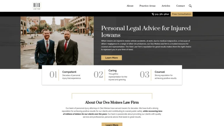 Reid Law Firm - Des Moines, IA - Attorney in Des Moines