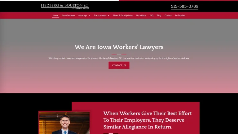 Hedberg & Boulton, P.C. - Des Moines, IA - Attorney in Des Moines