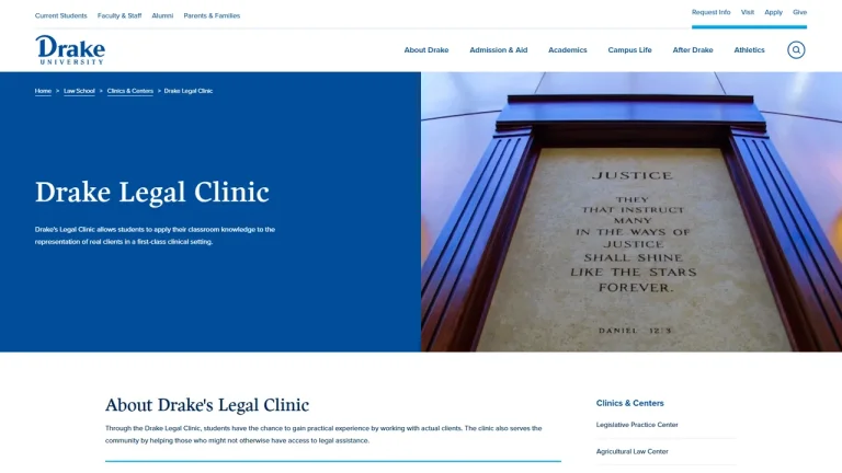 Drake Legal Clinic - Des Moines, IA - Attorney in Des Moines