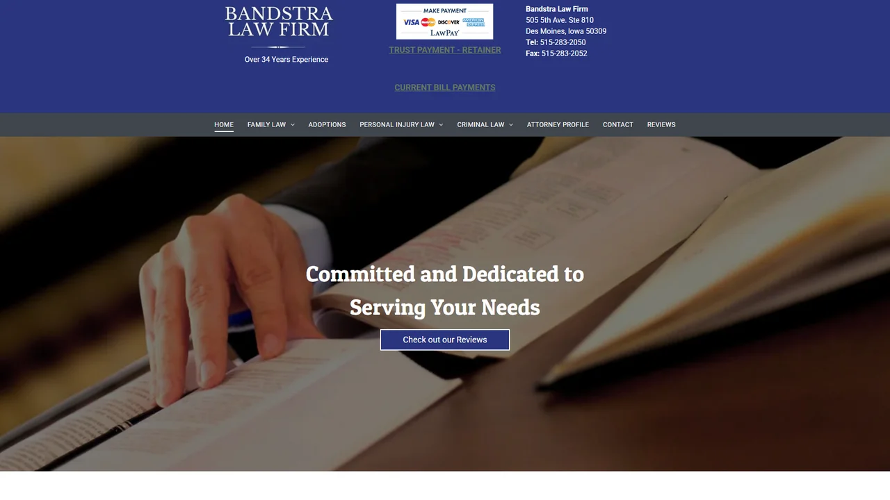 Bandstra Law Firm - Des Moines, IA office in Des Moines, Iowa