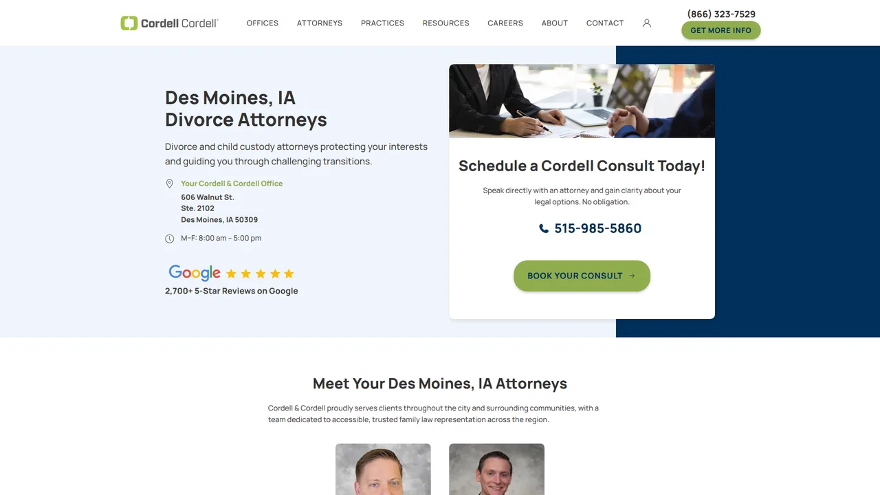 Cordell & Cordell - Des Moines, IA office in Des Moines, Iowa