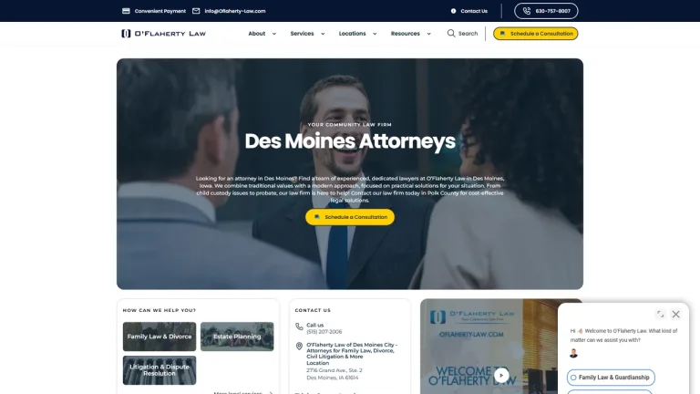 O'Flaherty Law - Des Moines, IA - Attorney in Des Moines