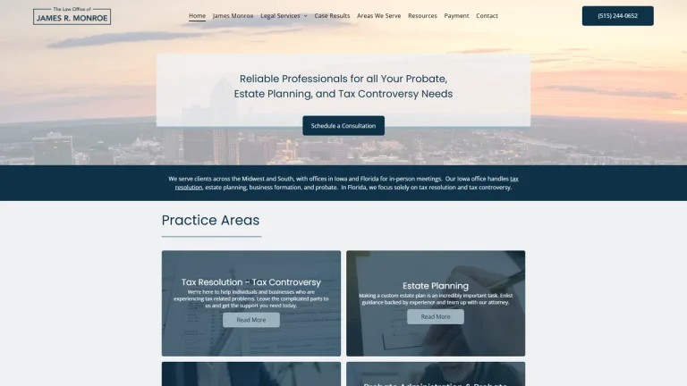 The Law Office of James R. Monroe - Des Moines, IA - Attorney in Des Moines