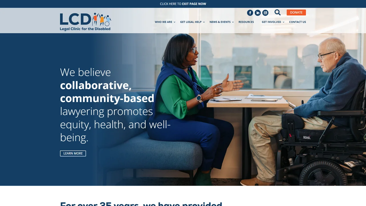 Legal Clinic For The Disabled - Philadelphia, PA office in Philadelphia, Pennsylvania