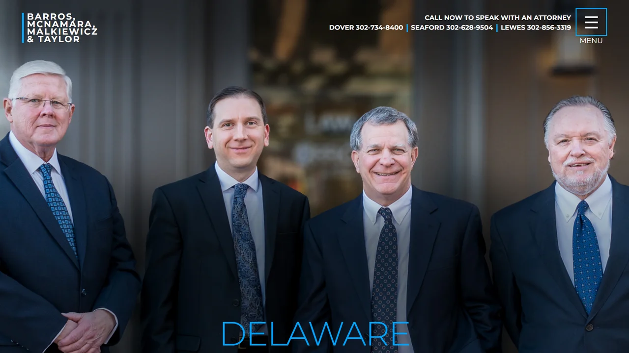 Barros, McNamara, Malkiewicz and Taylor, P.A. - Dover, DE office in Dover, Delaware