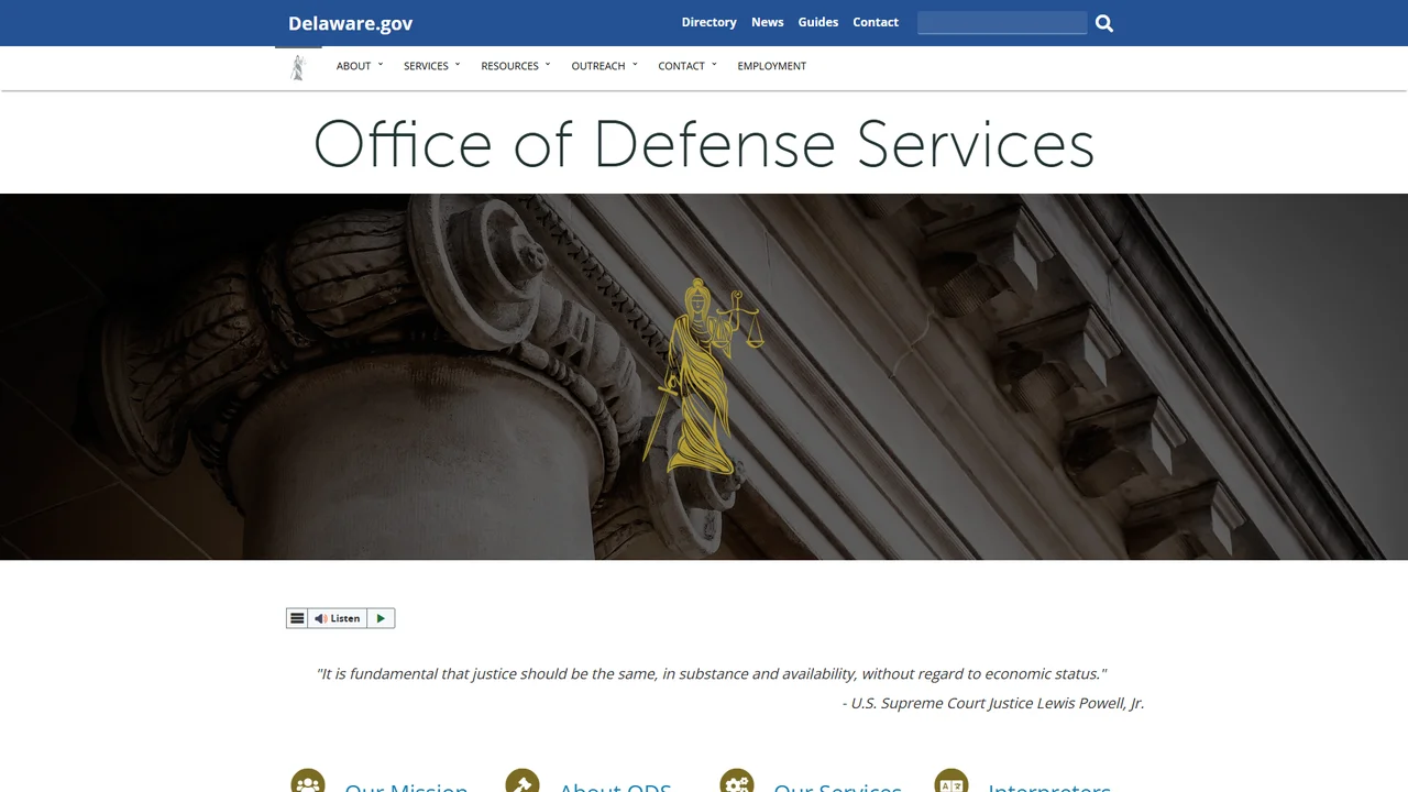 Public Defender's Office - Dover, DE office in Dover, Delaware