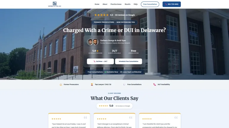 Zachary George - George and Vyas, LLC - Dover, DE - Attorney in Dover