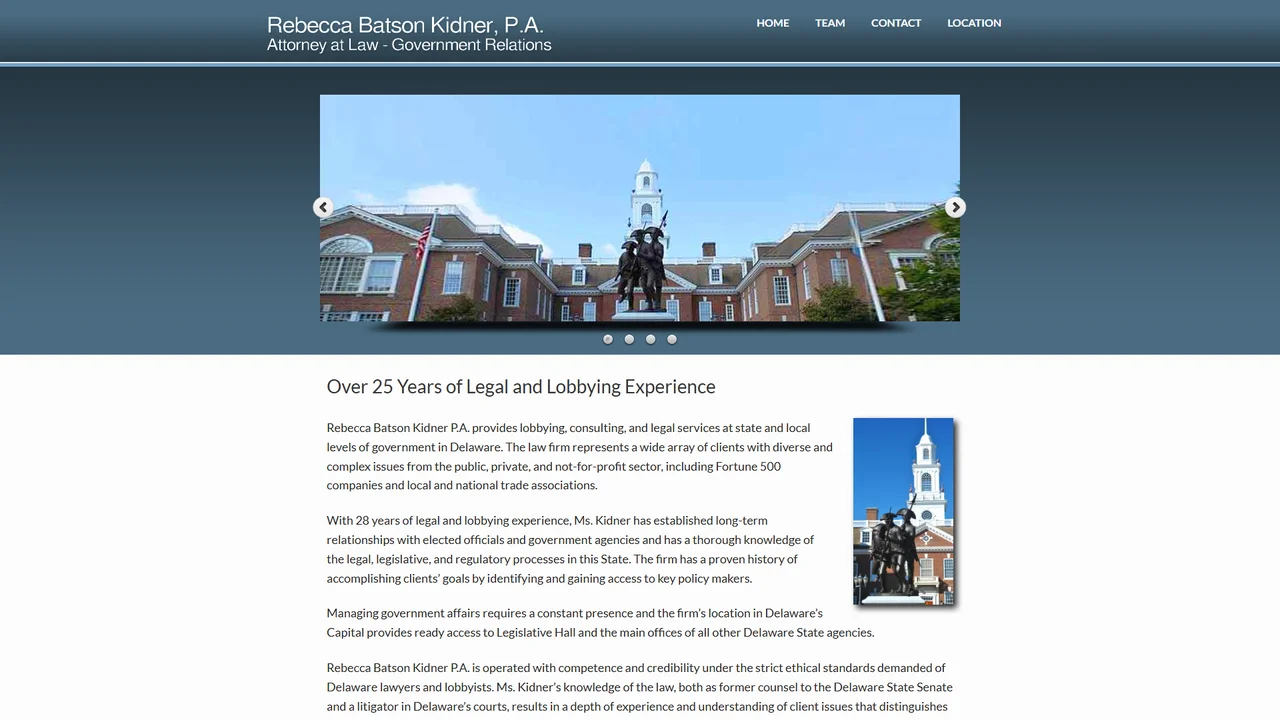 Rebecca B Kidner PA (- Dover, DE) office in Dover, Delaware