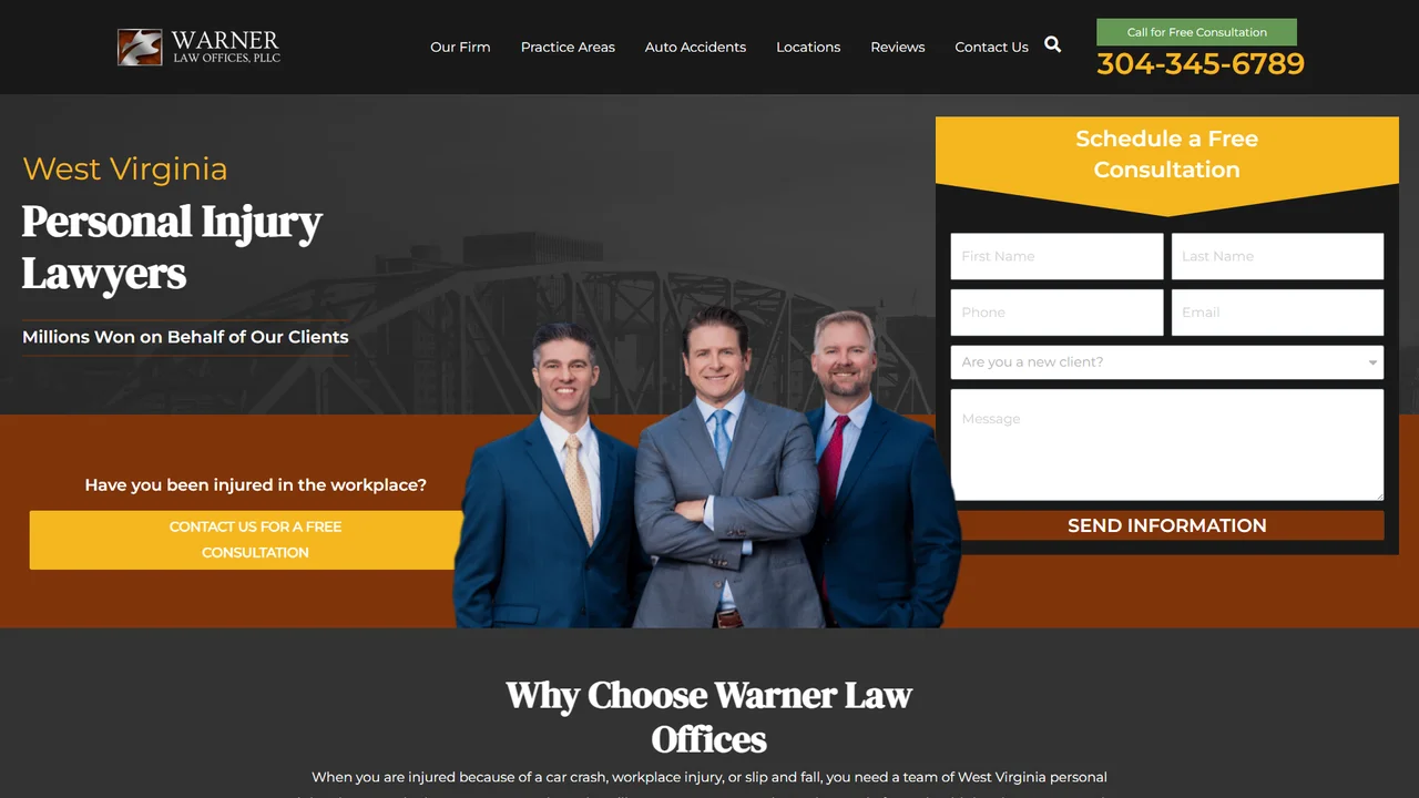 Warner Law Offices, PLLC - Huntington, WV office in Huntington, West Virginia