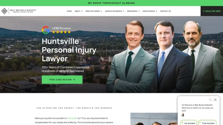 Belt, Bruner & Barnett Personal Injury Lawyers - Huntsville, AL - Attorney in Huntsville