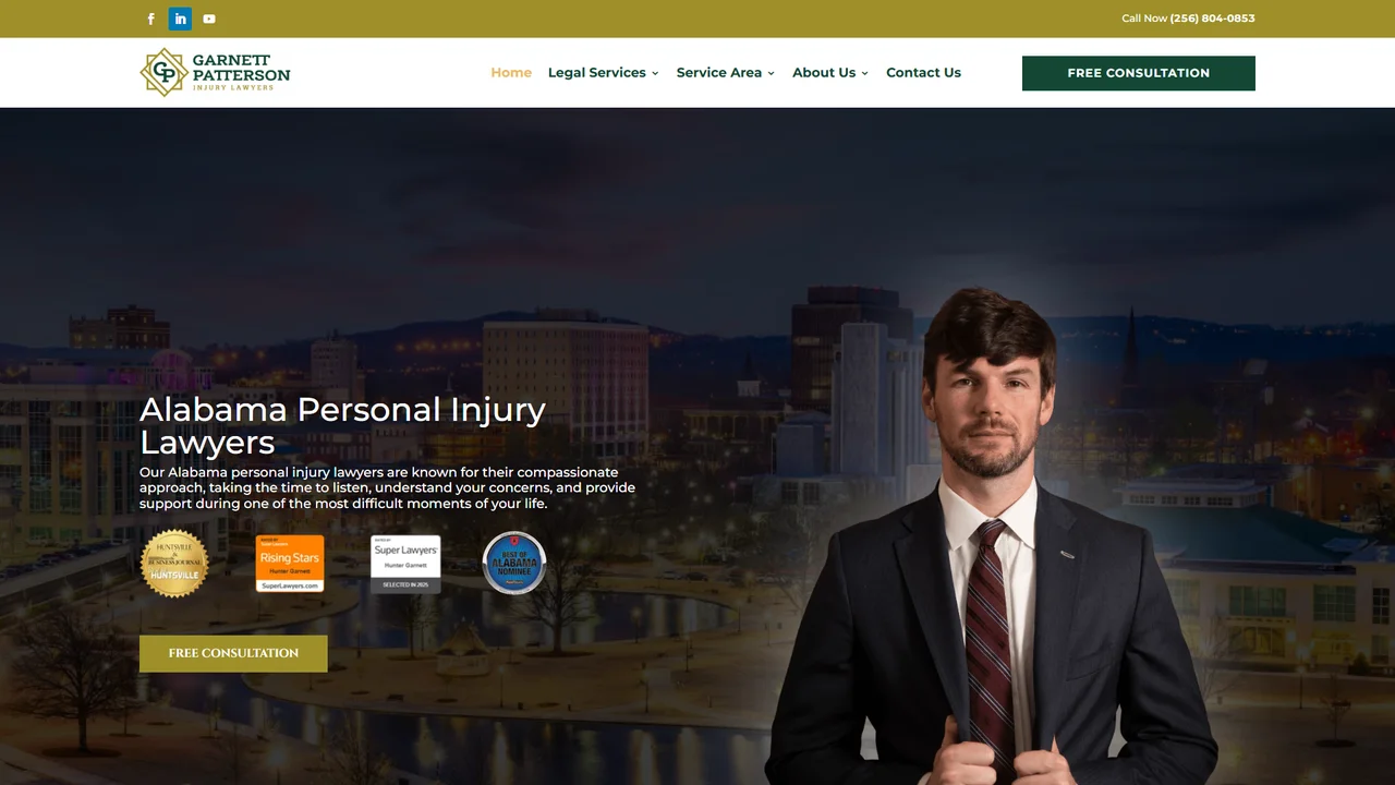 Garnett Patterson Injury Lawyers, LLC - Huntsville, AL office in Huntsville, Alabama