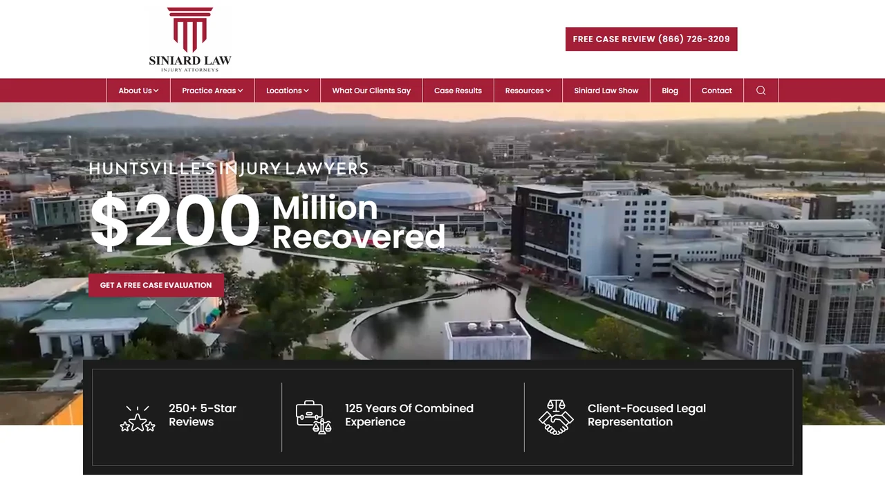 Siniard Law Injury Attorneys - Huntsville, AL office in Huntsville, Alabama
