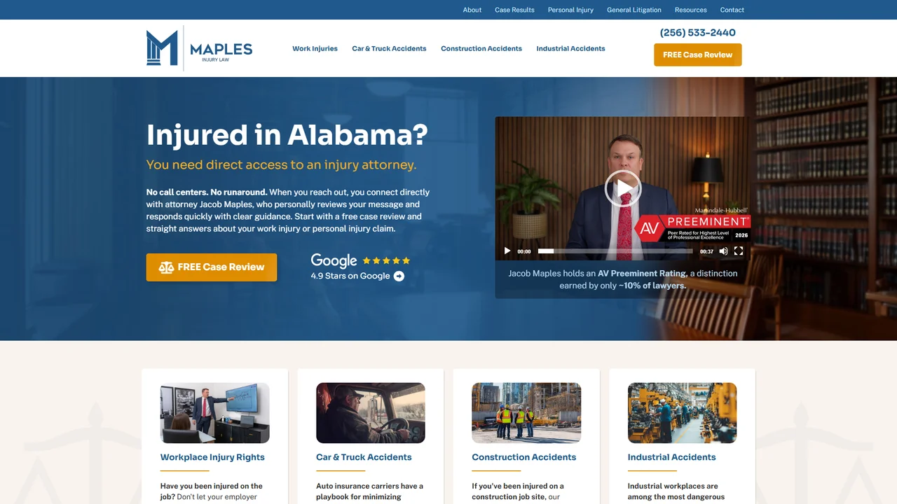 Maples Law - Huntsville, AL office in Huntsville, Alabama