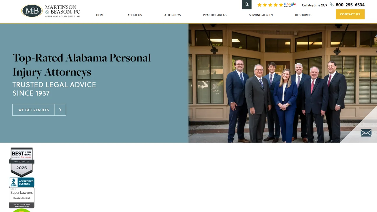 Martinson & Beason Injury Lawyers - Huntsville, AL office in Huntsville, Alabama
