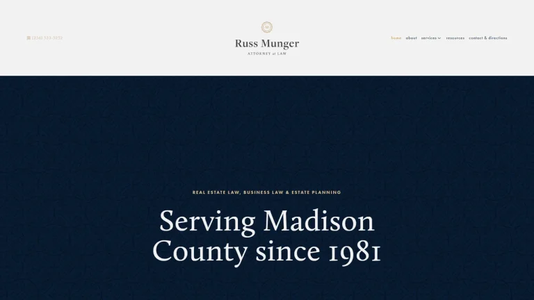 Russ Munger, Attorney at Law - Huntsville, AL - Attorney in Huntsville