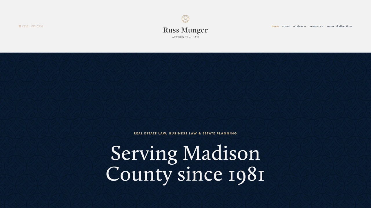Russ Munger, Attorney at Law - Huntsville, AL office in Huntsville, Alabama