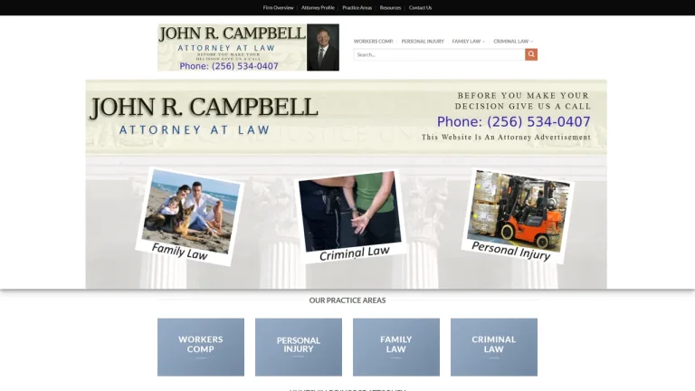 John R. Campbell, Attorney at Law - Huntsville, AL - Attorney in Huntsville