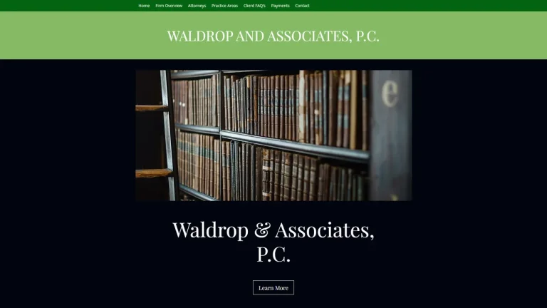 Waldrop & Associates, P.C. - Huntsville, AL - Attorney in Huntsville